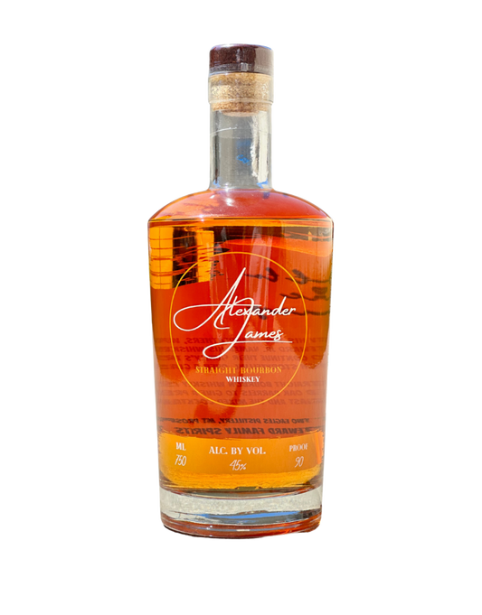 ALEXANDER JAMES STRAIGHT BOURBON WHISKEY 750 ML