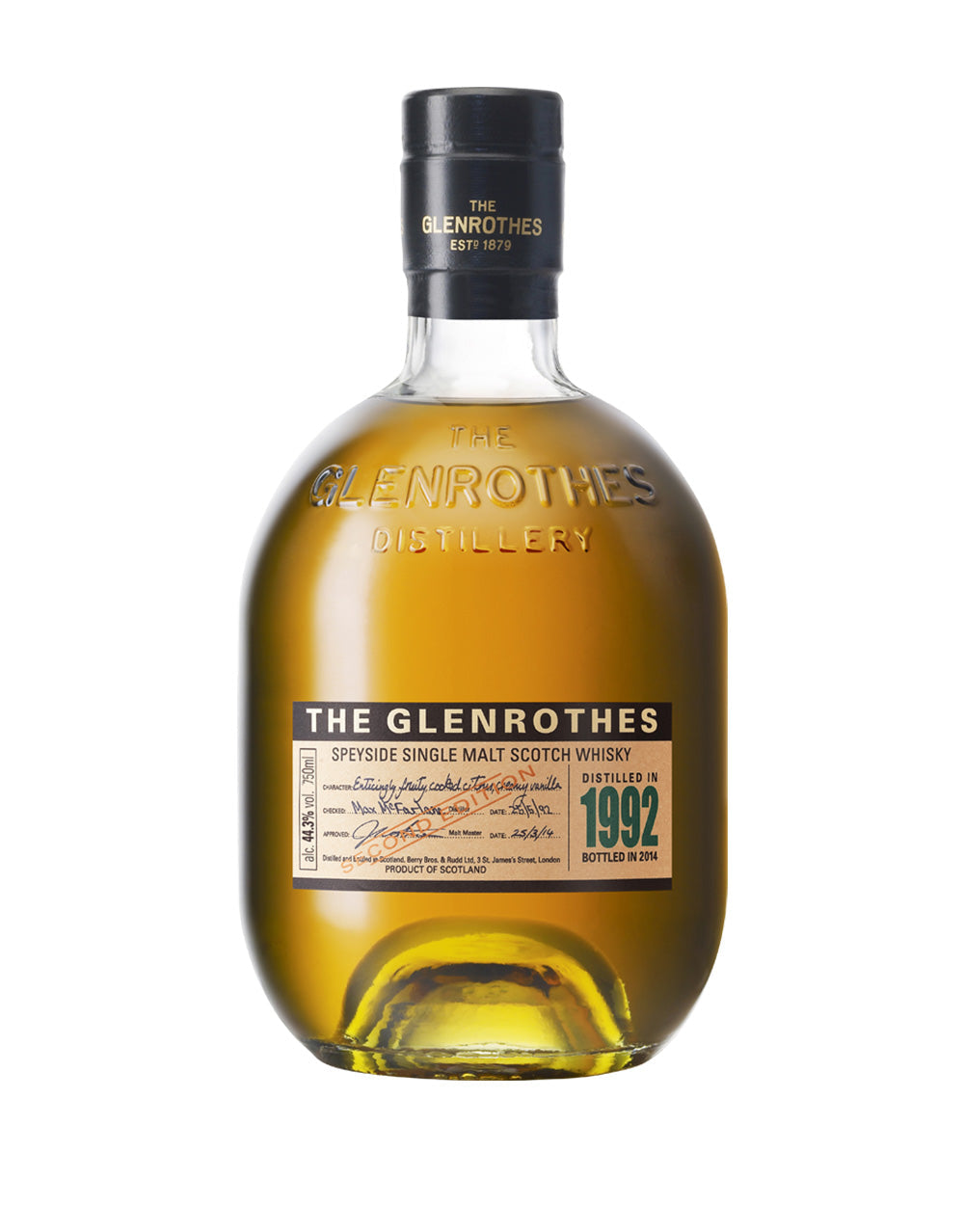 THE GLENROTHES 1992 VINTAGE SECOND EDITION 750 ML