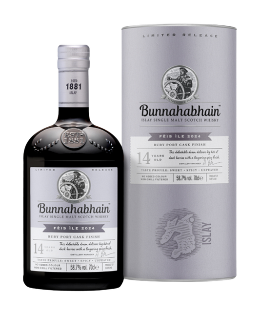 BUNNAHABHAIN FEIS ILE PORT 14 YEAR OLD SCOTCH WHISKY 700 ML