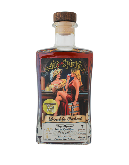 ART OF THE SPIRIT WHISKEY RAIDERS DOUBLE OAKED CASK STRENGTH RYE 750 ML