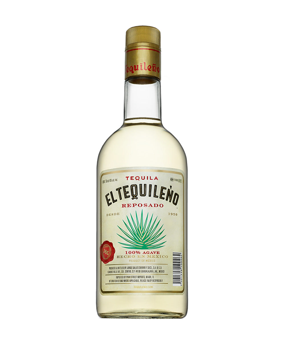 EL TEQUILEÑO REPOSADO 750 ML