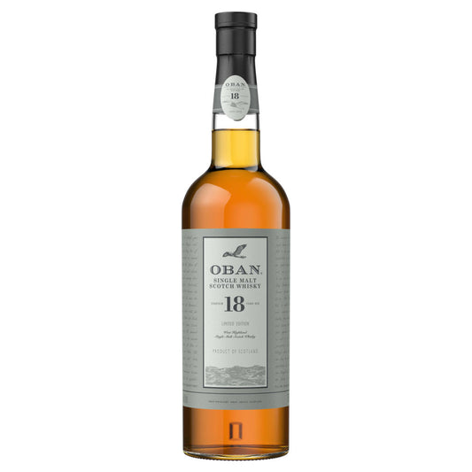 OBAN 18 YEARS OLD SINGLE MALT WHISKY 750 ML