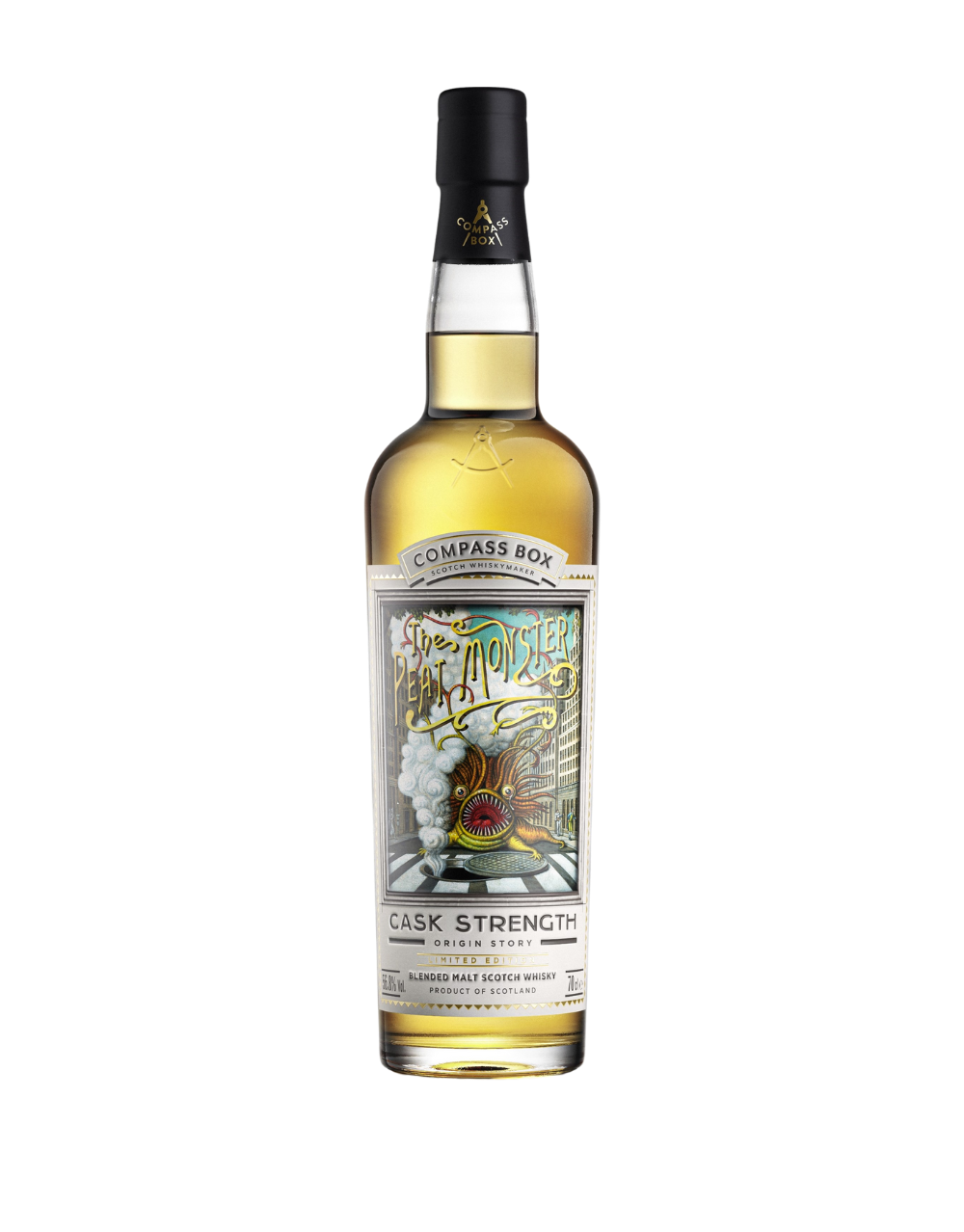 COMPASS BOX 'PEAT MONSTER CASK STRENGTH' LIMITED EDITION 700 ML
