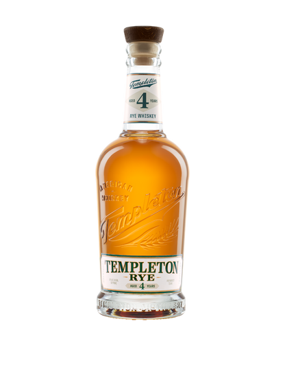 TEMPLETON 4 YEAR RYE WHISKEY
