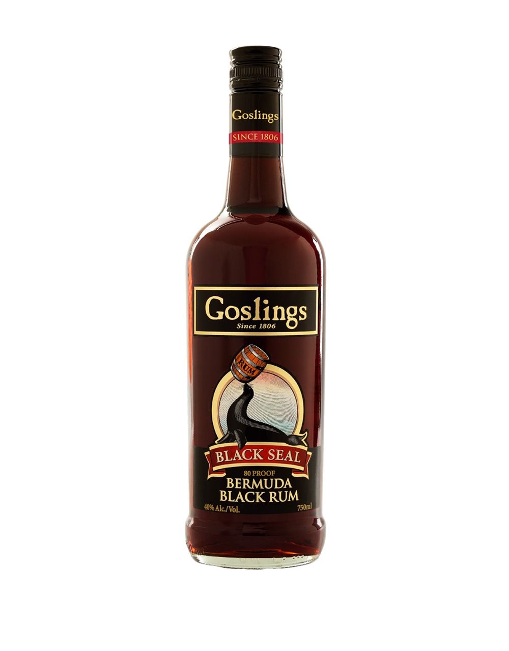 GOSLINGS BLACK SEAL RUM 750 ML