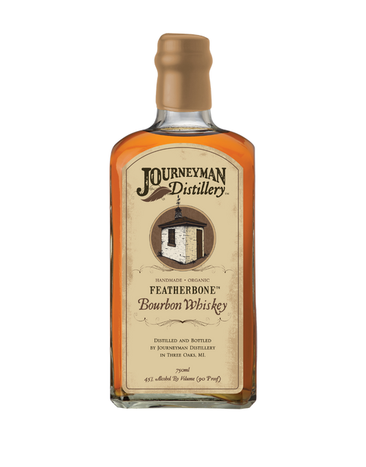 JOURNEYMAN DISTILLERY FEATHERBONE BOURBON WHISKEY 750 ML
