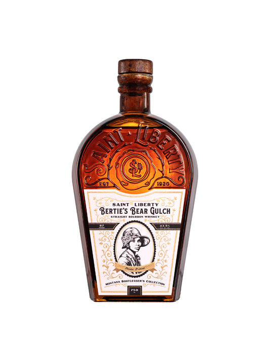 SAINT LIBERTY BERTIE'S BEAR GULCH BOURBON WHISKEY 750 ML