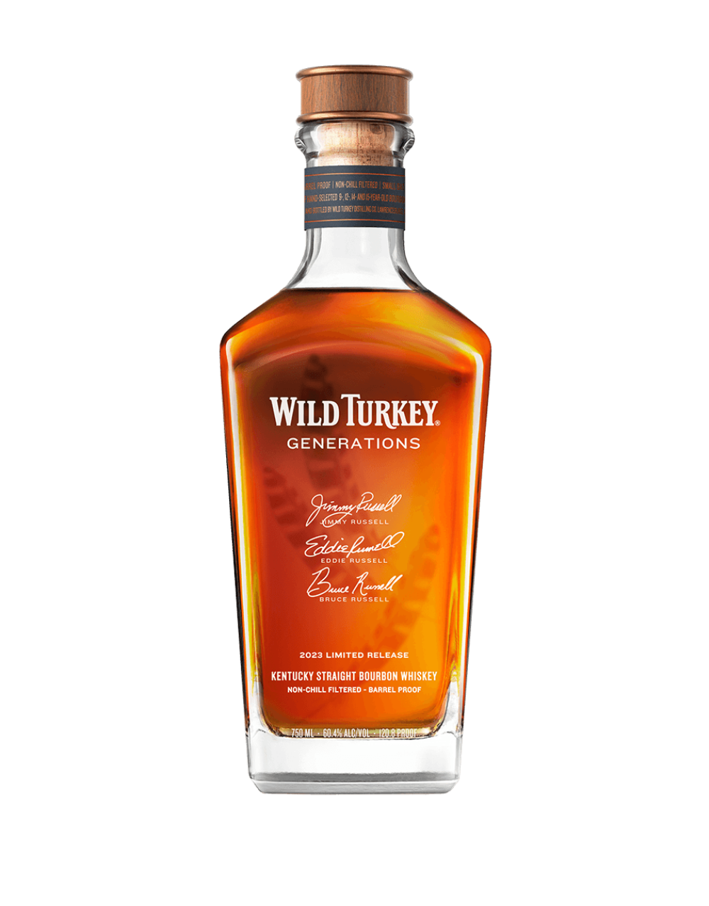 WILD TURKEY GENERATIONS KENTUCKY STRAIGHT BOURBON WHISKEY 750 ML