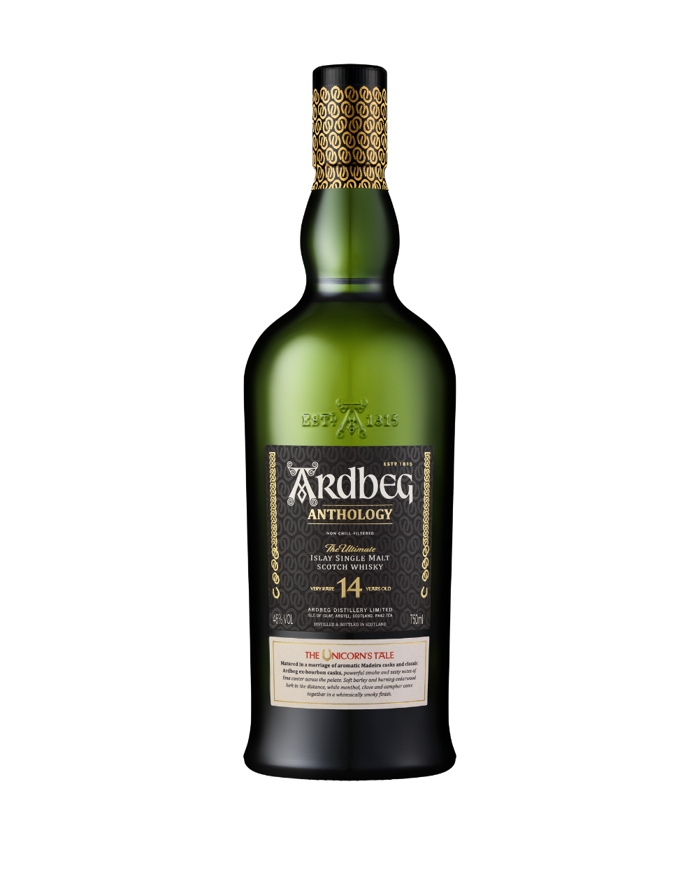 ARDBEG ANTHOLOGY 14 YEAR OLD SINGLE MALT SCOTCH WHISKY 750 ML