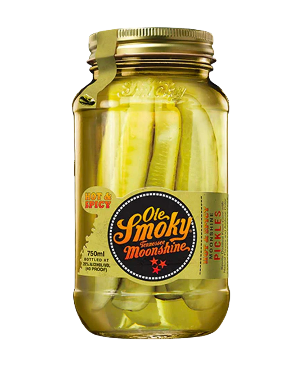 OLE SMOKY® MOONSHINE HOT & SPICY PICKLES 750 ML