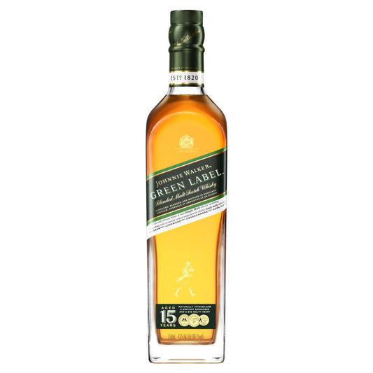 JOHNNIE WALKER GREEN LABEL BLENDED SCOTCH WHISKY 750 ML