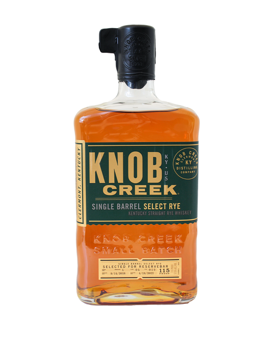 KNOB CREEK SINGLE BARREL SELECT RYE S1B14 750 ML