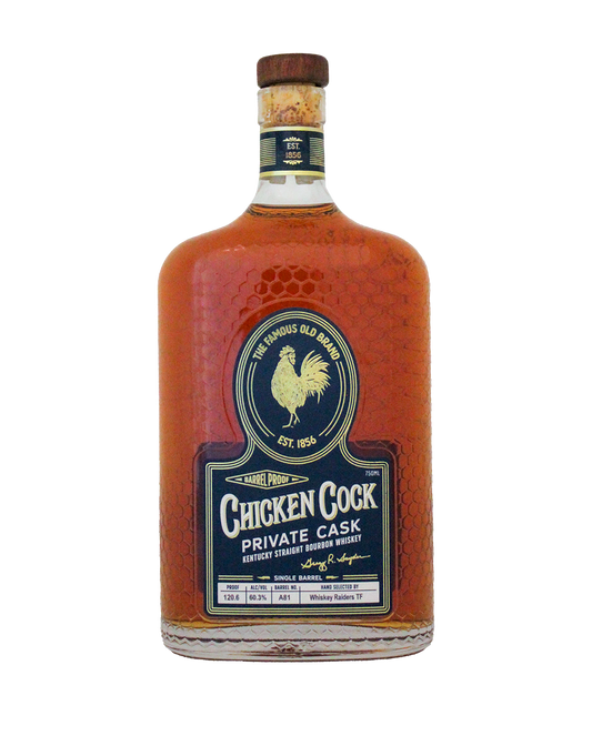 CHICKEN COCK + WHISKEY RAIDERS PRIVATE CASK BOURBON 750 ML