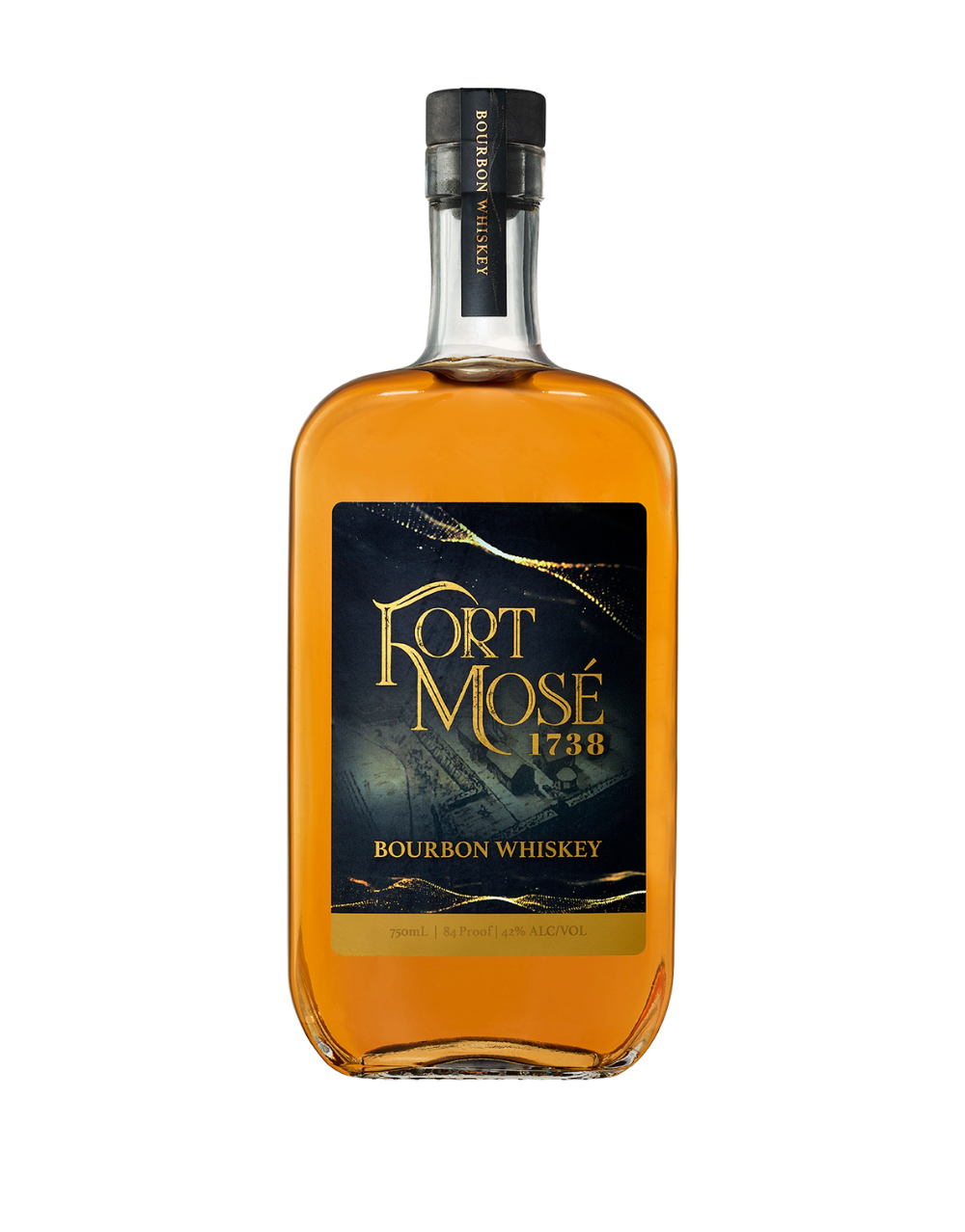 FORT MOSE 1738 BOURBON WHISKEY 750 ML