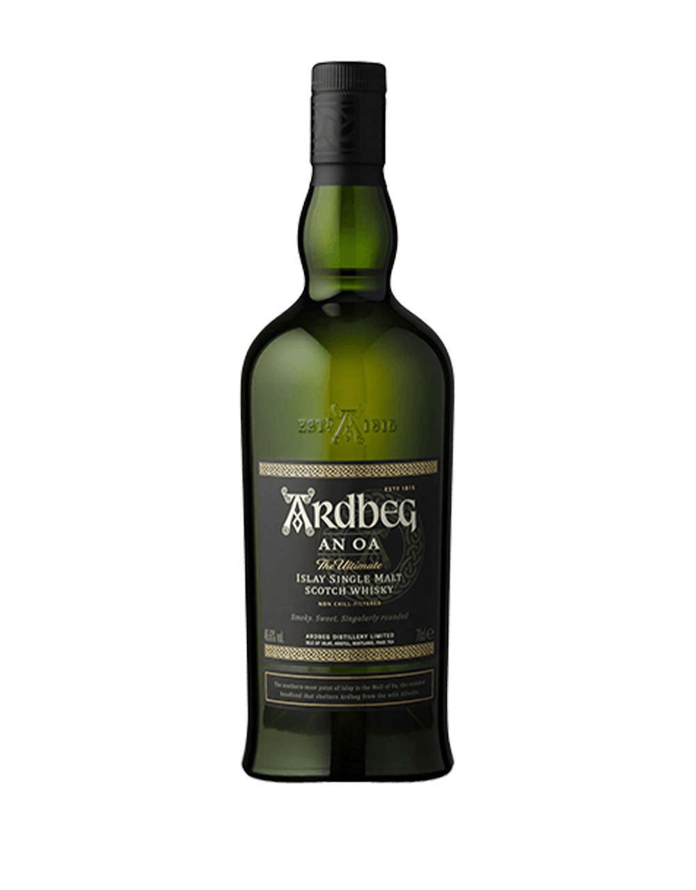 ARDBEG AN OA SINGLE MALT WHISKY 750 ML