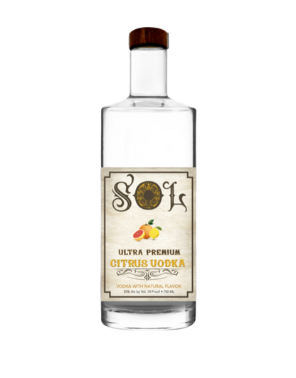 SOL CITRUS VODKA 750 ML