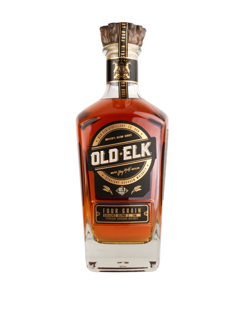 OLD ELK FOUR GRAIN STRAIGHT BOURBON WHISKEY 750 ML