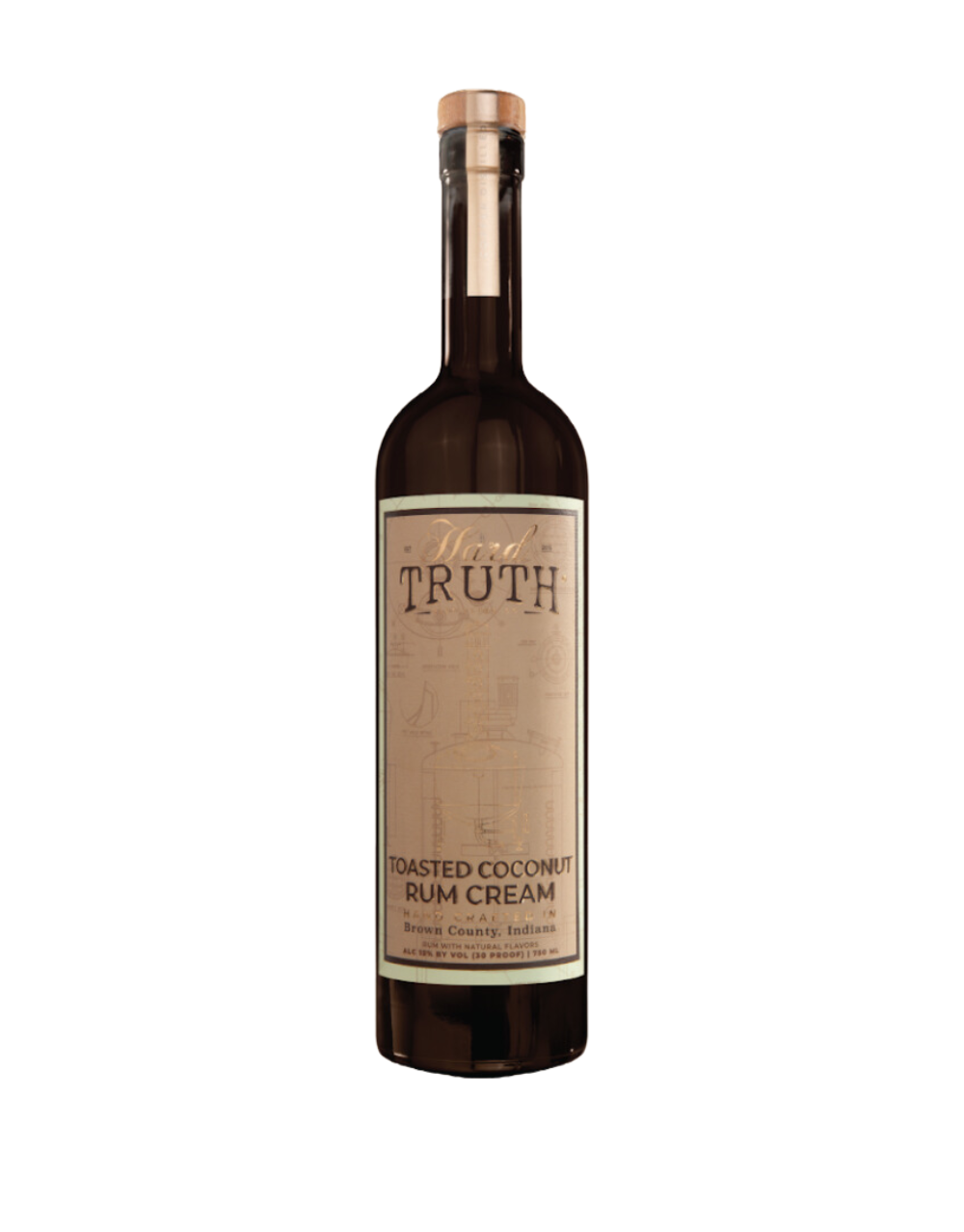 HARD TRUTH TOASTED COCONUT RUM CREAM 750 ML
