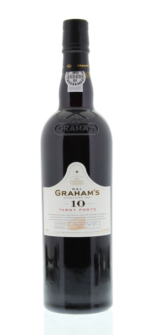 Graham's 10 Year Old Tawny Port Front Bottle Shot
