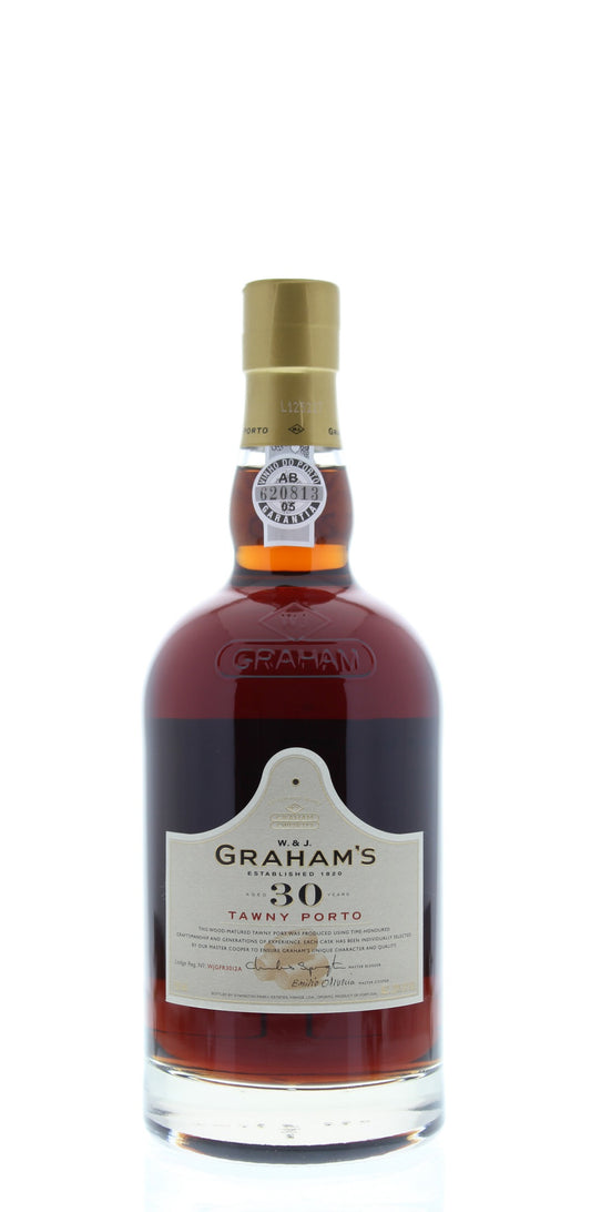 Graham's 30 Year Old Tawny Port Front Bottle Shot