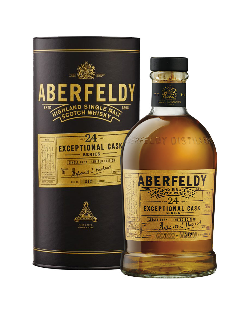 ABERFELDY 24 YEAR OLD EXCEPTIONAL CASK SERIES 750 ML