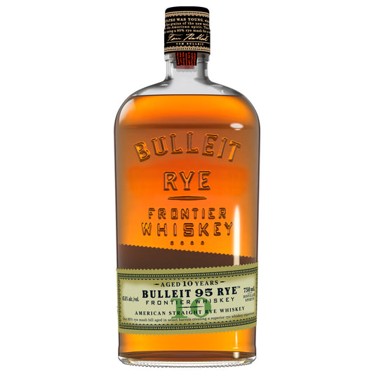 BULLEIT RYE AGED 10 YEARS WHISKEY 750 ML