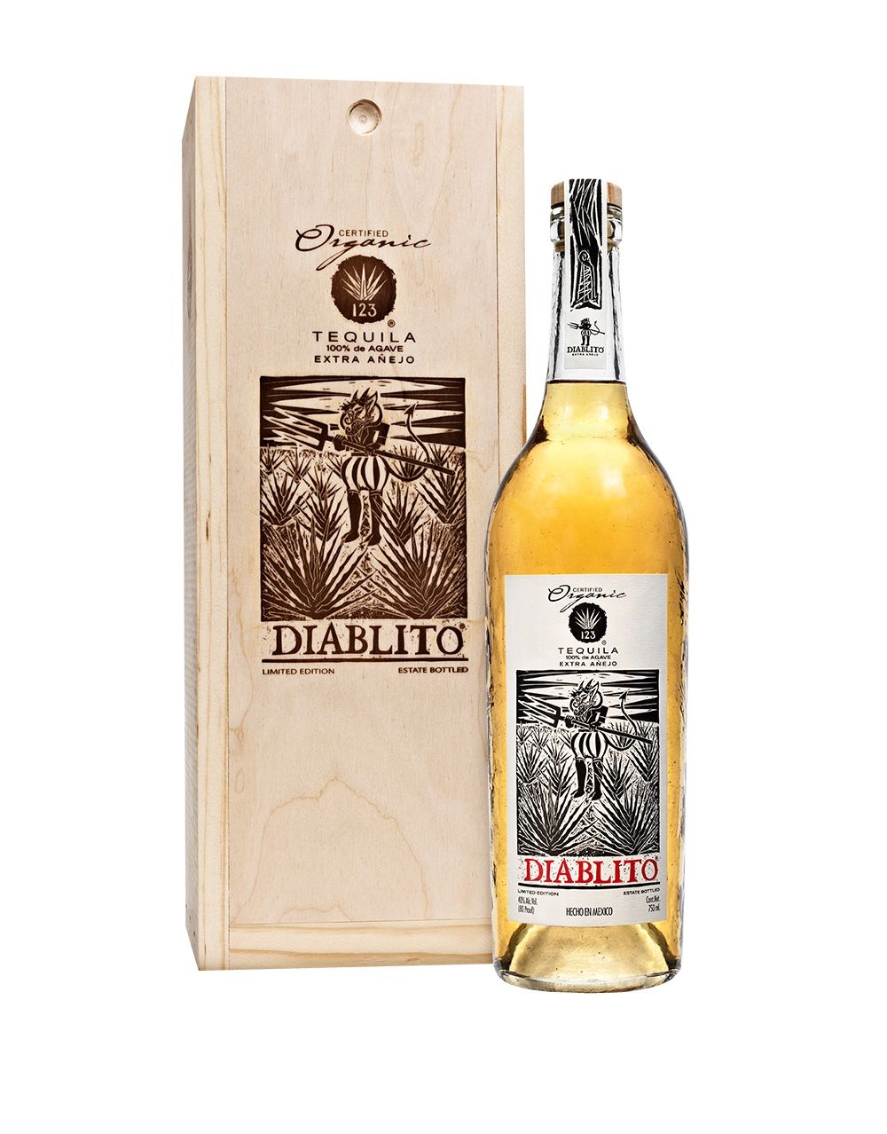 123 ORGANIC TEQUILA EXTRA AÃ‘EJO (DIABLITO)