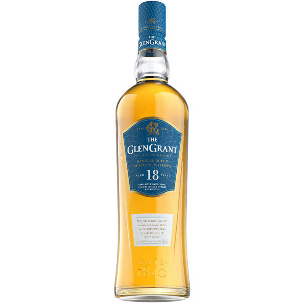 THE GLEN GRANT 18 YEAR OLD SINGLE MALT SCOTCH 750 ML