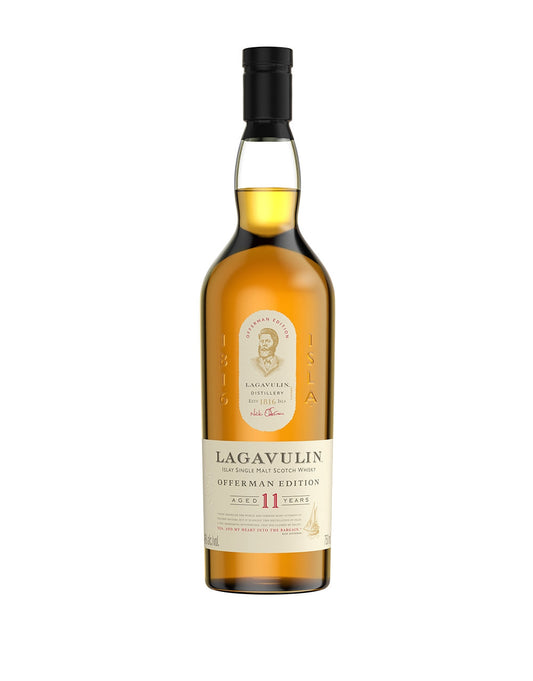 LAGAVULIN OFFERMAN EDITION 11 YEAR OLD ISLAY SINGLE MALT SCOTCH WHISKY 750 ML