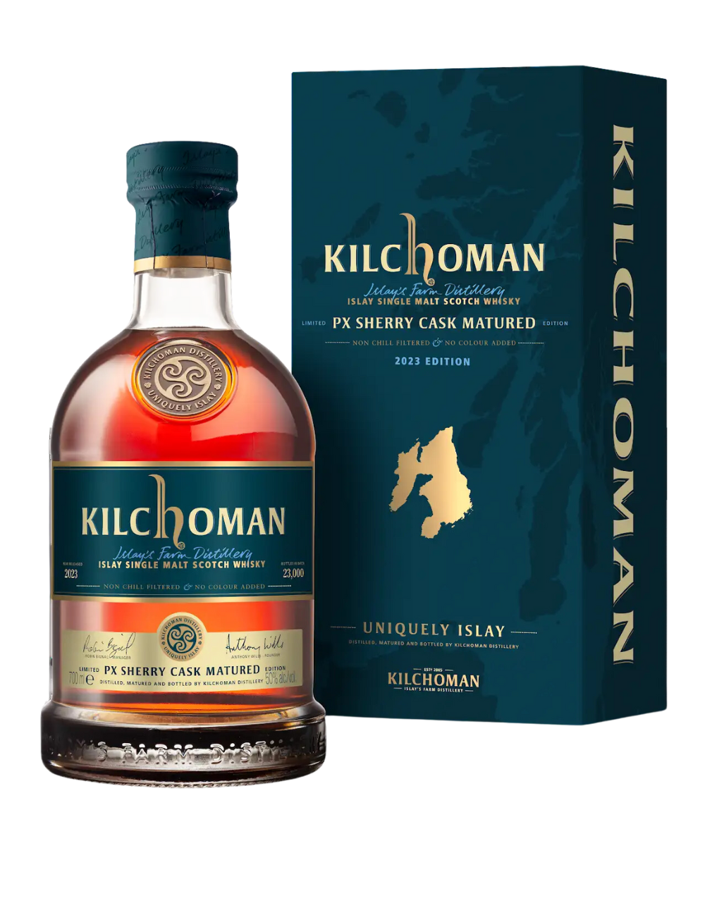 KILCHOMAN PX SHERRY CASK WHISKEY 750 ML