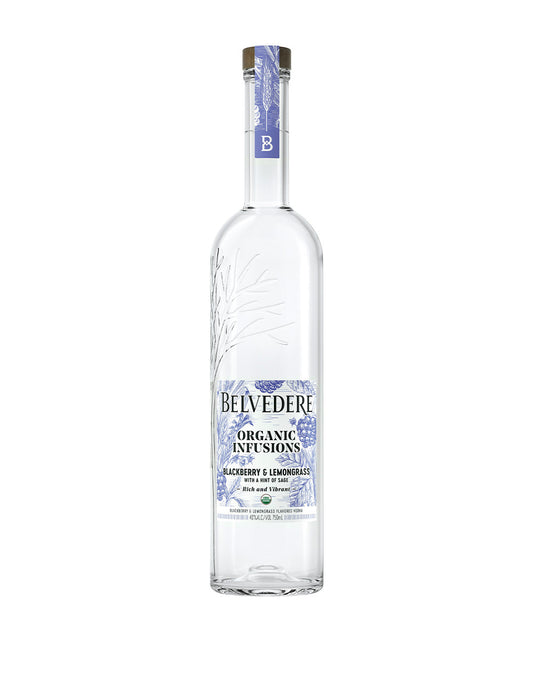 BELVEDERE ORGANIC INFUSIONS BLACKBERRY & LEMONGRASS 750 ML