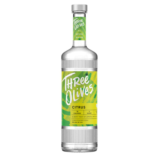 THREE OLIVES® CITRUS VODKA 1 L