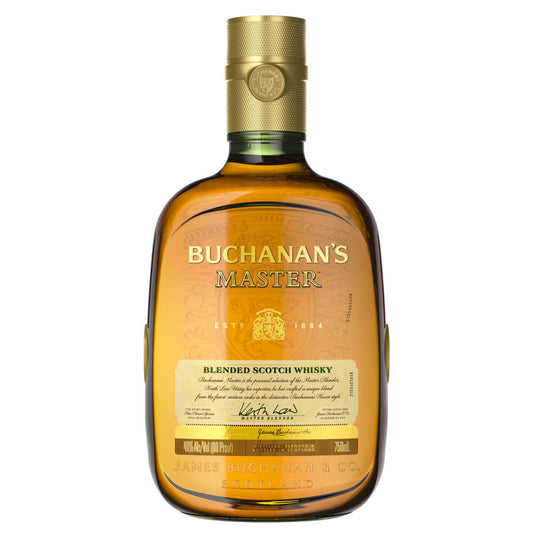 BUCHANAN'S MASTER BLENDED SCOTCH WHISKEY 750 ML