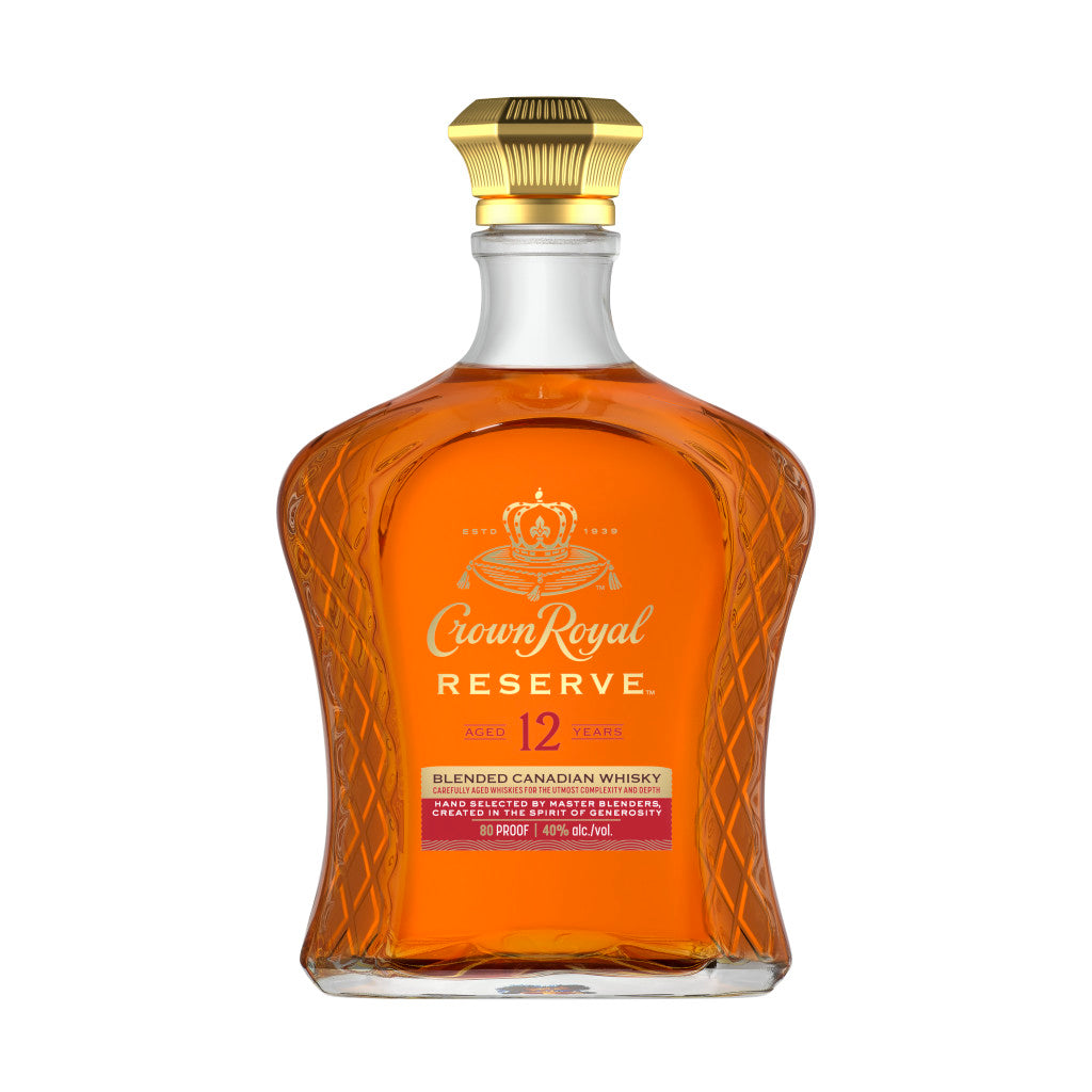 CROWN ROYAL RESERVE BLENDED 12 YEAR OLD CANADIAN WHISKY
