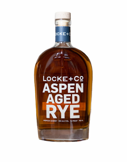 LOCKE + CO ASPEN AGED 90 PROOF FLAGSHIP RYE 750 ML