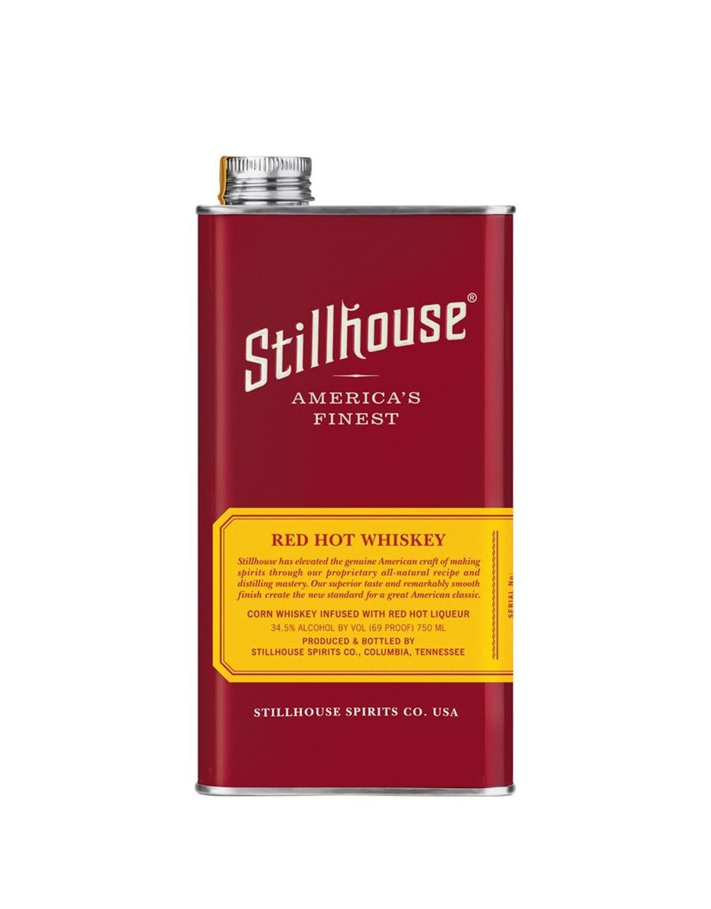 STILLHOUSE RED HOT WHISKEY 750 ML