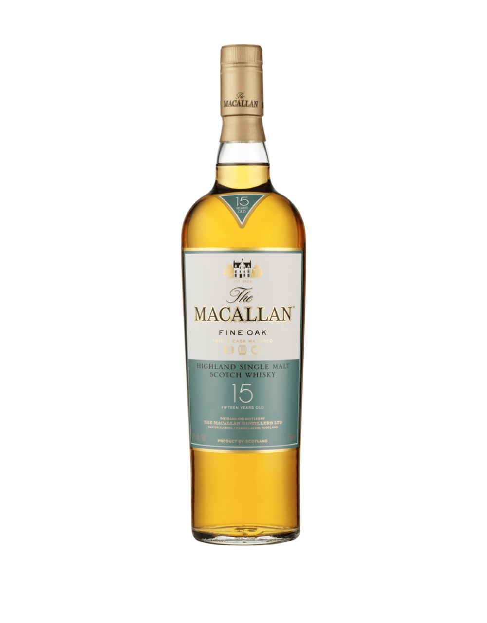 THE MACALLAN FINE OAK 15 YEARS OLD 750 ML