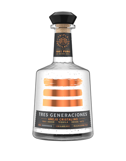 TRES GENERACIONES AÑEJO CRISTALINO TEQUILA