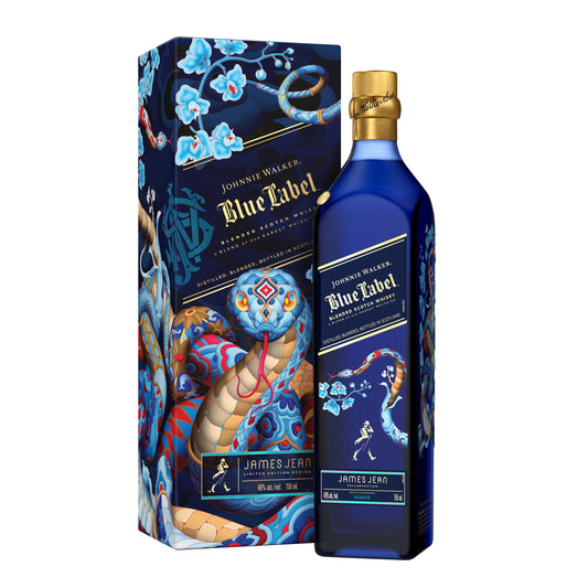 JOHNNIE WALKER BLUE LABEL YEAR OF THE SNAKE LUNAR NEW YEAR LIMITED EDITION BLENDED SCOTCH WHISKY 750 ML