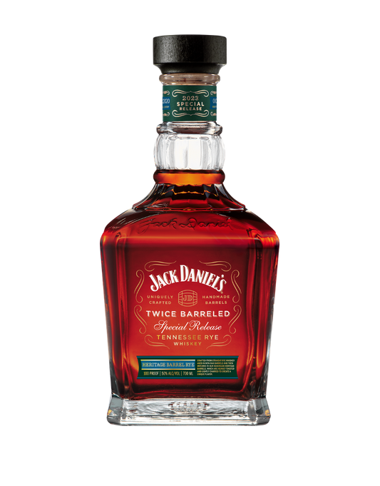 JACK DANIEL'S 2023 TWICE BARRELED HERITAGE BARREL RYE 700 ML