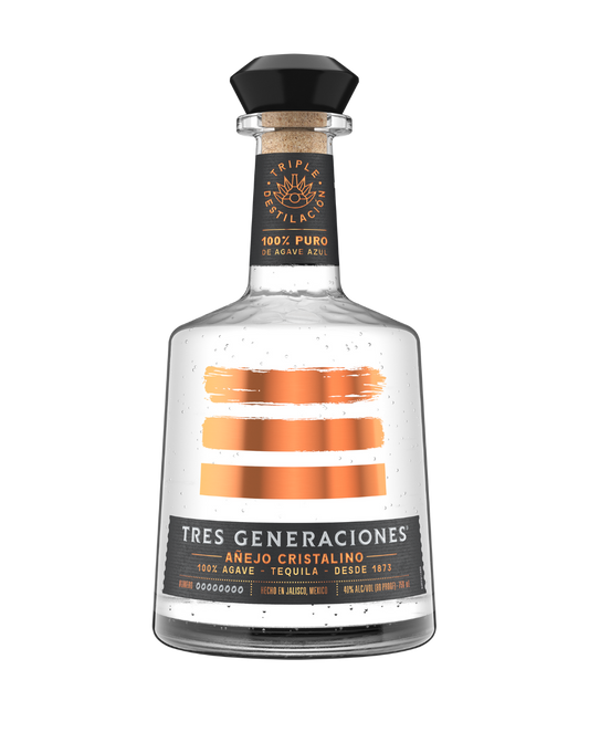 TRES GENERACIONES AÑEJO CRISTALINO TEQUILA 750 ML