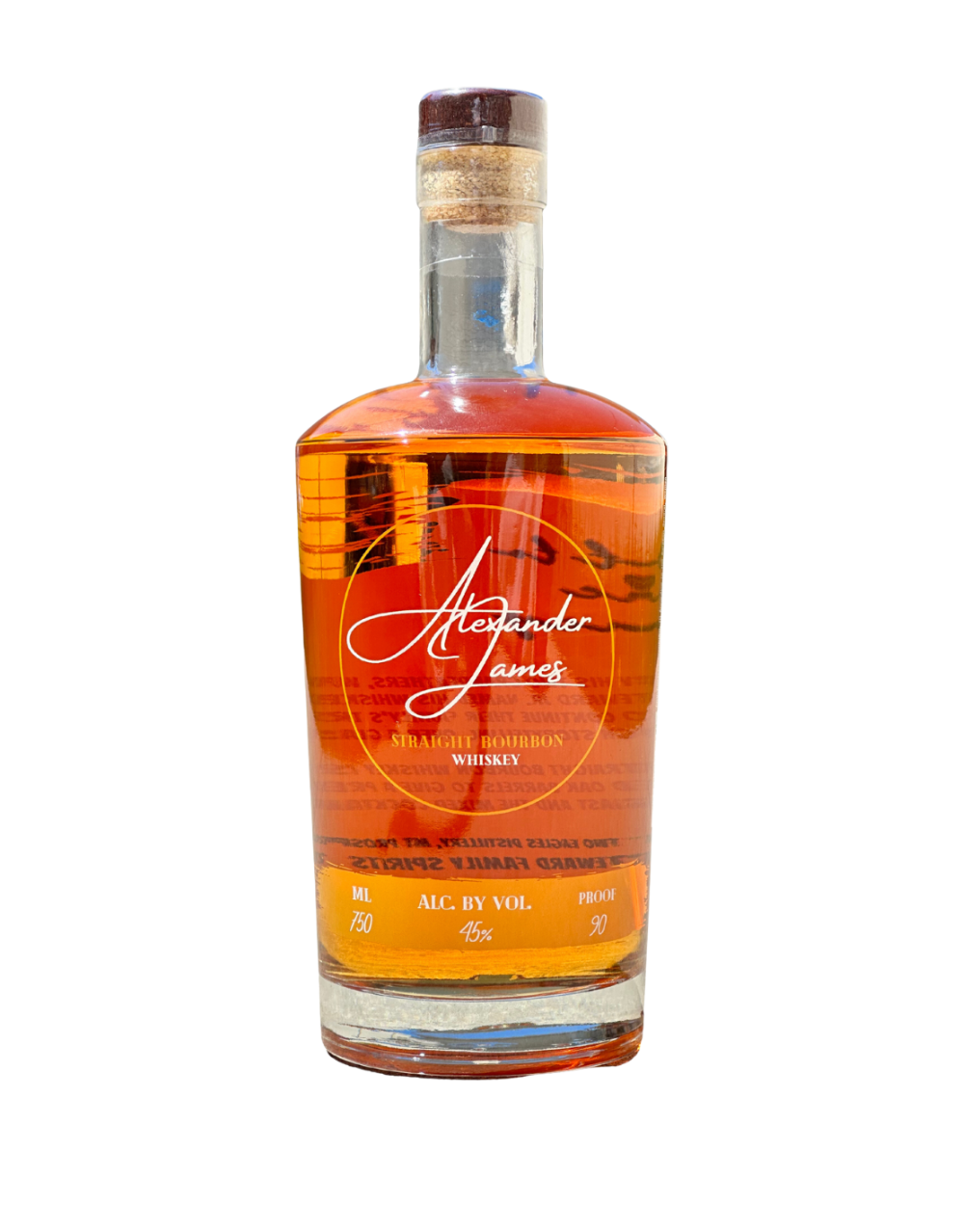 ALEXANDER JAMES STRAIGHT BOURBON WHISKEY