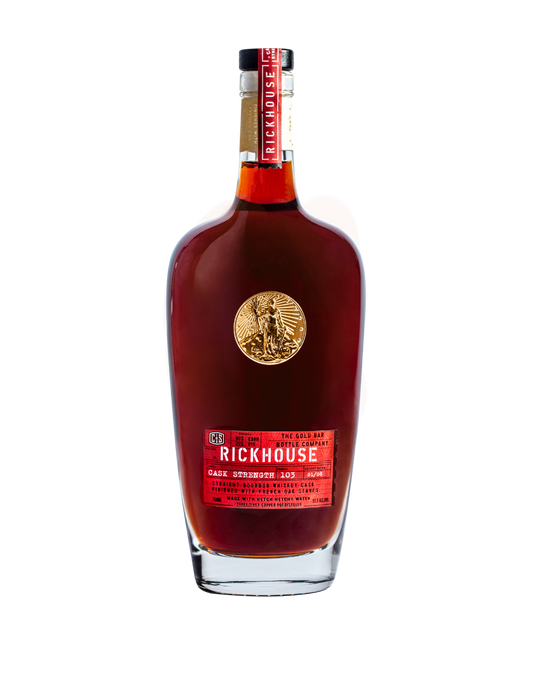 GOLD BAR® WHISKEY RICKHOUSE CASK STRENGTH BOURBON 750 ML