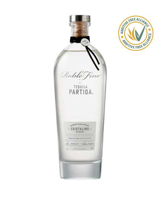TEQUILA PARTIDA ROBLE FINO REPOSADO CRISTALINO 750 ML