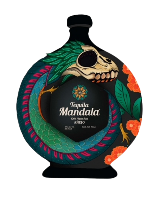 TEQUILA MANDALA AÑEJO DIA DE MUERTOS 2022 LIMITED EDITION 1 L