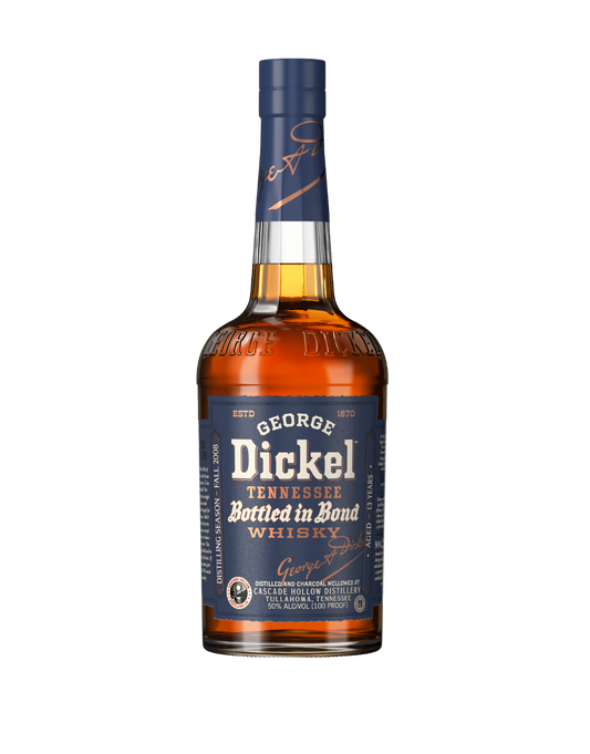 GEORGE DICKEL BOTTLED IN BOND TENNESSEE WHISKY 13 YEAR OLD - DISTILLING SEASON FALL 2008 750 ML