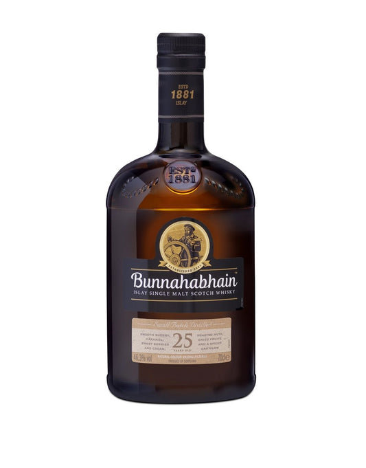 BUNNAHABHAIN 25 YEAR OLD SINGLE MALT SCOTCH WHISKEY 750 ML
