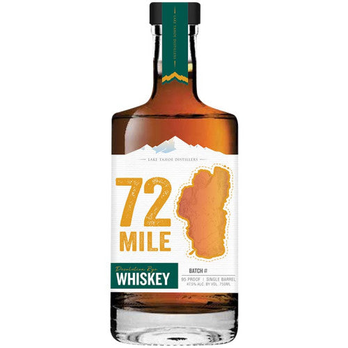 72 Mile Desolation Rye Whiskey