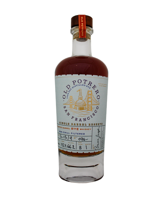 OLD POTRERO SINGLE BARREL RESERVE TOASTED BARREL RYE WHISKEY S2B17 750 ML
