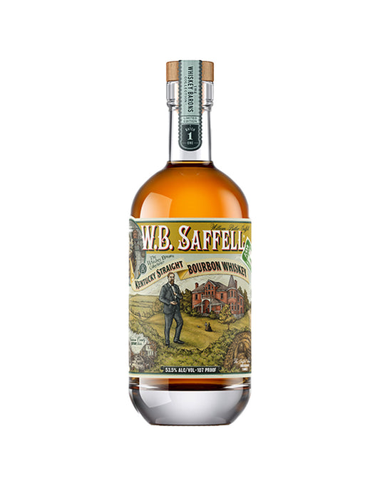 W.B. SAFFELL KENTUCKY STRAIGHT BOURBON WHISKEY 375 ML